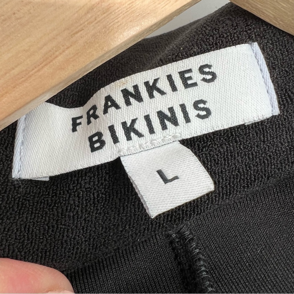 Frankies Bikinis Hayden Terry Black‎ Long Sleeve Romper Large - Picture 5 of 12
